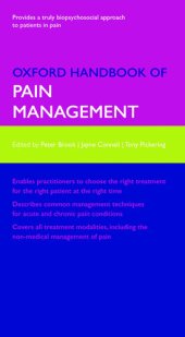 book Oxford Handbook of Pain Management