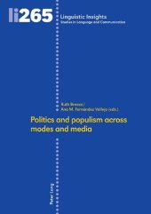 book Politics and populism across modes and media