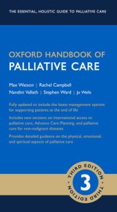 book Oxford Handbook of Palliative Care