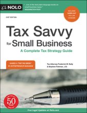 book Tax Savvy for Small Business