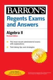 book Regents Exams and Answers Algebra II Revised Edition