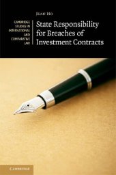 book State Responsibility for Breaches of Investment Contracts