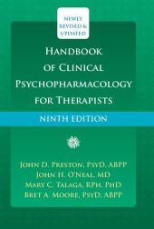 book Handbook of Clinical Psychopharmacology for Therapists