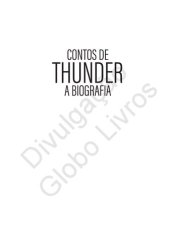 book Contos de Thunder - A biografia