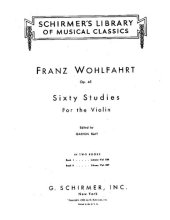 book Sixty Studies for the Violin, Op. 45 1-30