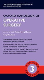 book Oxford Handbook of Operative Surgery