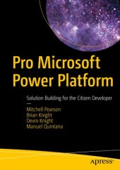 book Pro Microsoft Power Platform: Solution Building for the Citizen Developer