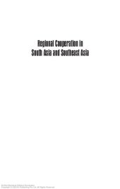 book Regional cooperation in South Asia and Southeast Asia