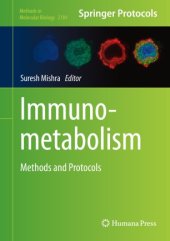 book Immunometabolism: Methods and Protocols