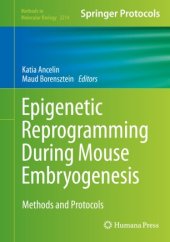 book Epigenetic Reprogramming During Mouse Embryogenesis: Methods and Protocols