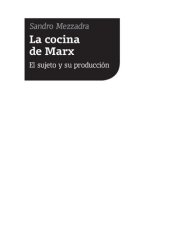 book La Cocina De Marx