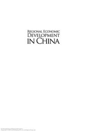 book Regional economic development in China