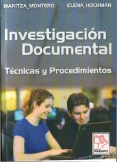 book Investigacion Documental Tecnicas Y Procedimientos