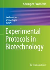 book Experimental Protocols in Biotechnology