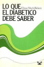 book Lo que el diabético debe saber