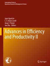 book Advances in Efficiency and Productivity II