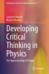 book Developing Critical Thinking in Physics: The Apprenticeship of Critique