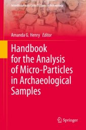 book Handbook for the Analysis of Micro-Particles in Archaeological Samples