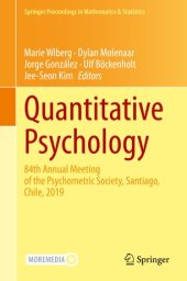 book Quantitative Psychology: 84th Annual Meeting of the Psychometric Society, Santiago, Chile, 2019