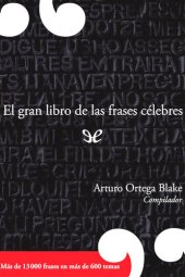 book El gran libro de las frases célebres