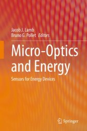 book Micro-Optics and Energy: Sensors for Energy Devices