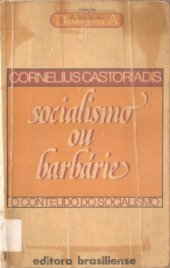 book Socialismo Ou Barbarie