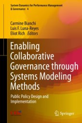 book Enabling Collaborative Governance through Systems Modeling Methods: Public Policy Design and Implementation