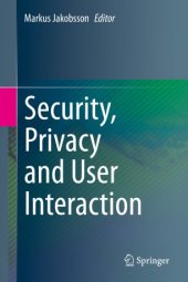 book Security, Privacy and User Interaction