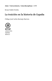 book La traición en la historia de España