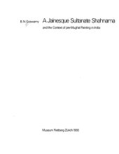 book A Jainesque Sultanate Shahnama and the context of pre-Mughal painting in India