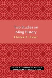 book Two Studies on Ming History