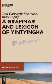 book A Grammar and Lexicon of Yintyingka