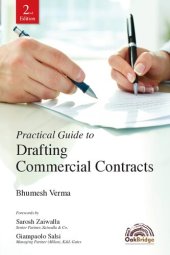 book Practical Guide to Drafting Commercial Contracts, 2e