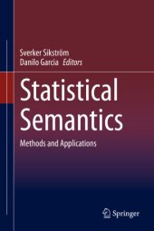 book Statistical Semantics: Methods and Applications