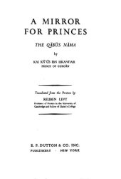 book A mirror for princes : the Qābūs nāma