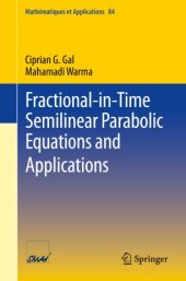 book Fractional-in-Time Semilinear Parabolic Equations and Applications