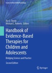 book Handbook of Evidence-Based Therapies for Children and Adolescents: Bridging Science and Practice