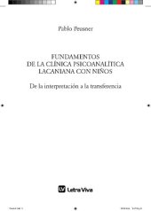 book Fundamentos de la clínica psicoanalítica lacaniana con niños