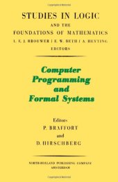 book Computer programming and formal systems