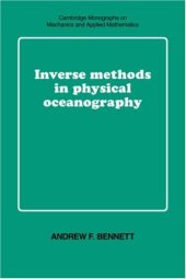 book Inverse methods in physical oceanography