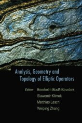 book Analysis, geometry and topology of elliptic operators