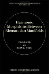 book Harmonic morphisms between Riemannian manifolds