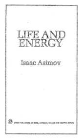 book Life and energy 