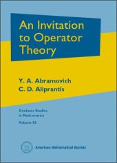 book An invitation to operator theory