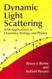 book Dynamic Light scattering