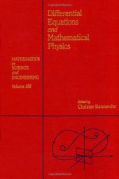 book Differential Equations and Mathematical Physics