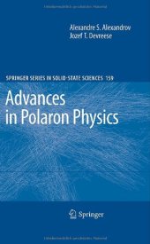 book Advances in Polaron Physics