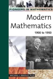 book Pioneers in mathematics, 1900 to 1950, Modern Mathematics