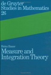 book Measure and integration theory