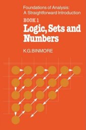 book The foundations of analysis, - Logic, sets and numbers